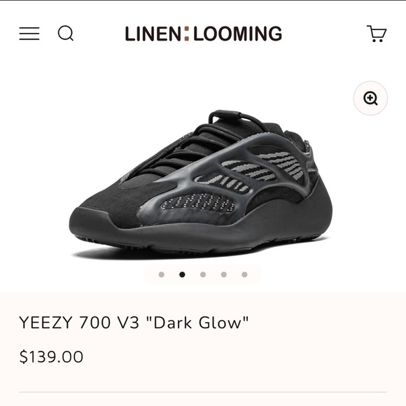 Men's ADIDAS Yeezy 700 V3 'Dark Glow Sz 7 - Picture 10 of 11